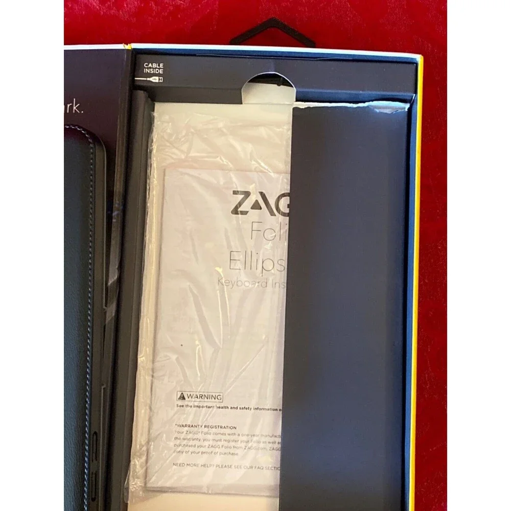 ZAGG Folio Case Backlit Keyboard for Verizon Ellipsis 8